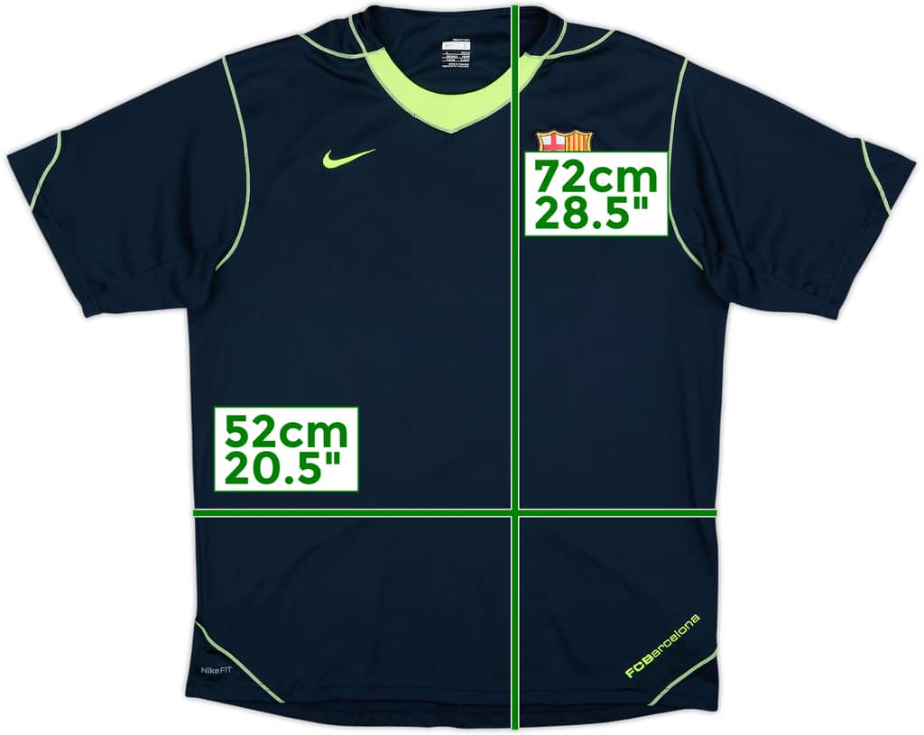 2007-08 Barcelona Nike Training Shirt - 9/10 - (L)