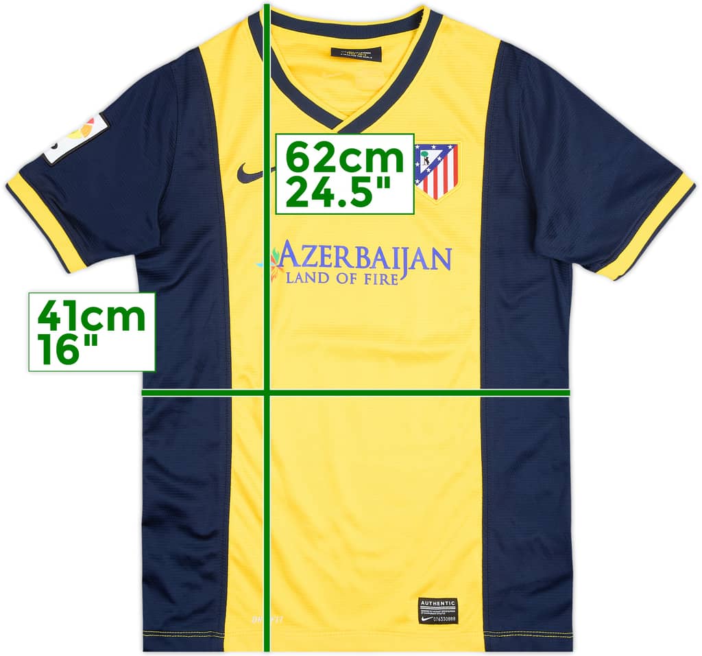 2013-14 Atletico Madrid Away Shirt - 8/10 - (13-14 Years)