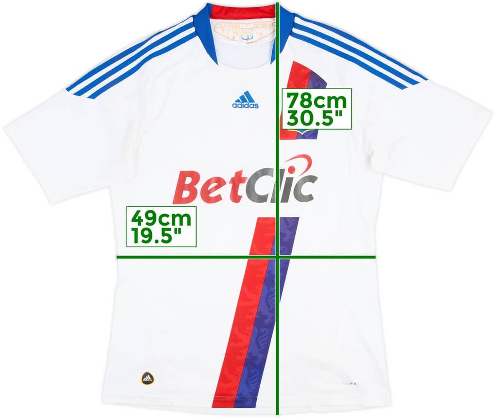 2010-11 Lyon Home Shirt - 5/10 - (L)