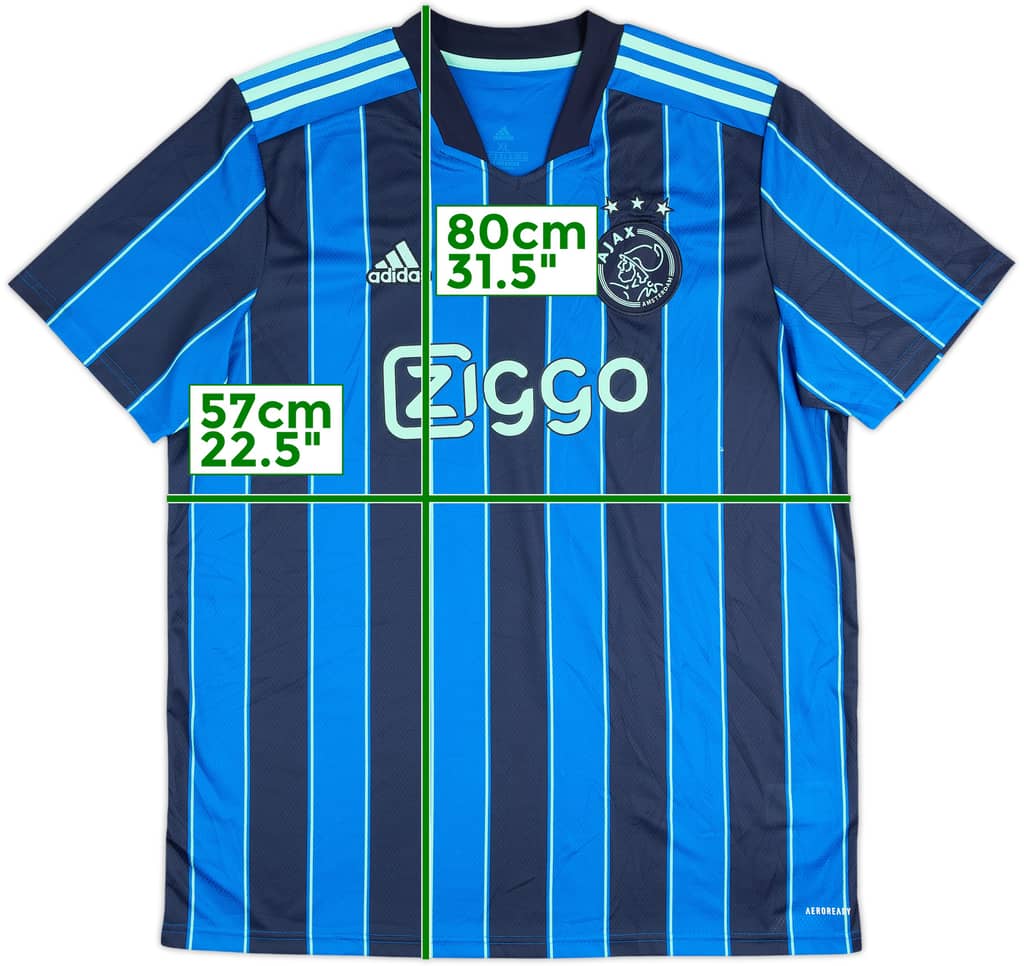2021-22 Ajax Away Shirt - 9/10 - (XL)
