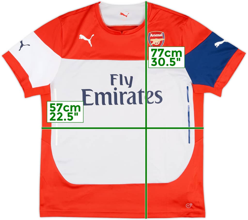 2014-15 Arsenal Puma Training Shirt - 8/10 - (XL)