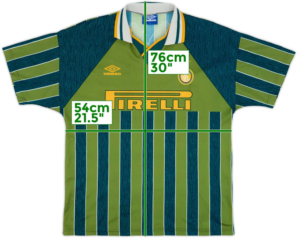 1995-96 Inter Milan Third Shirt - 7/10 - (L)