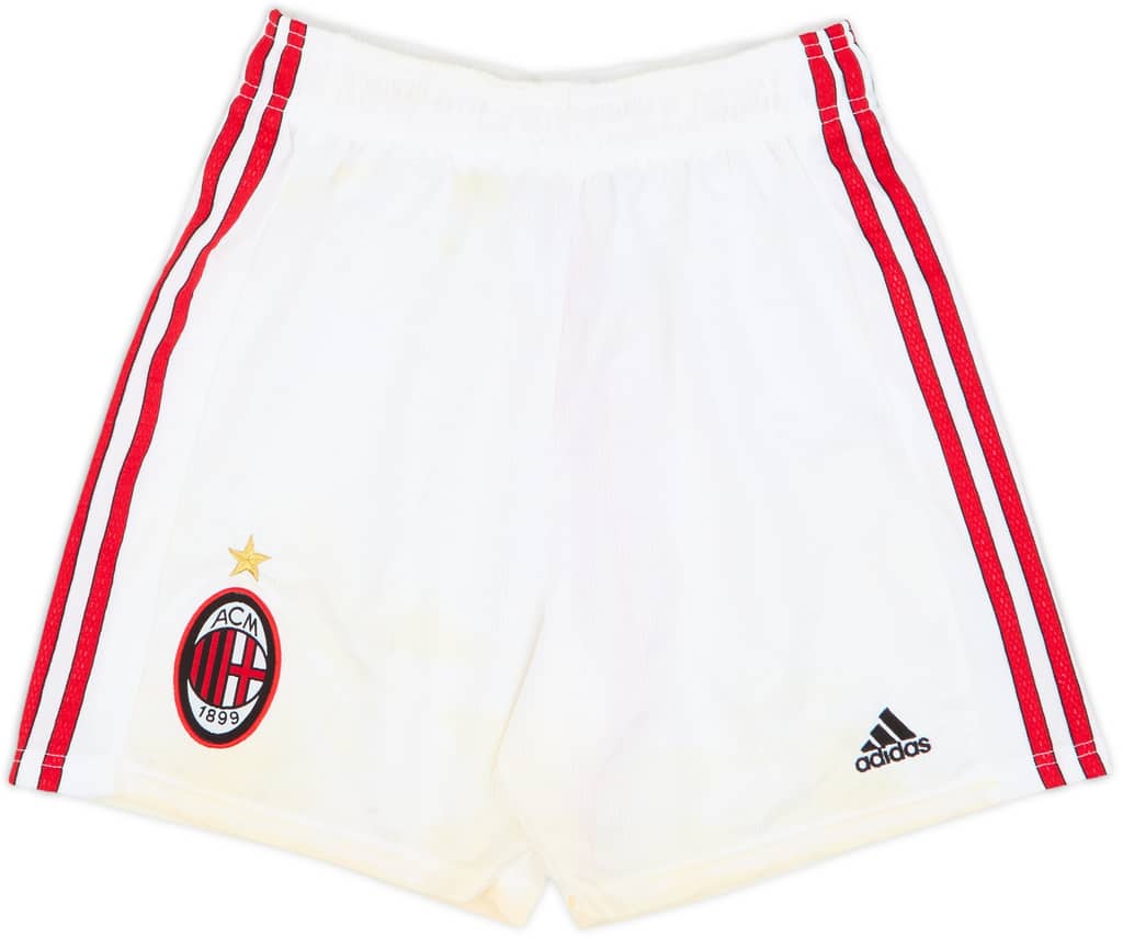 1998-99 AC Milan adidas Away Shorts - 5/10 - (14-15 Years)