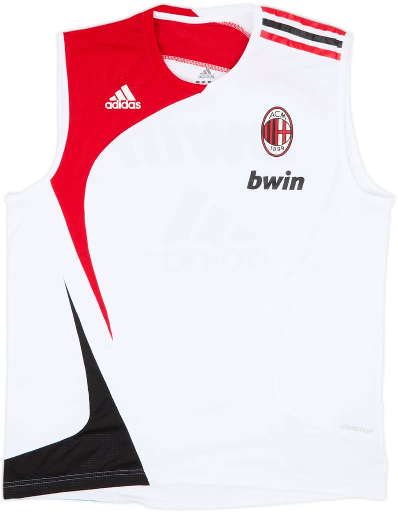 Chaleco de entrenamiento adidas versión jugador del AC Milan 2007-08 - 8/10 - (L/XL)