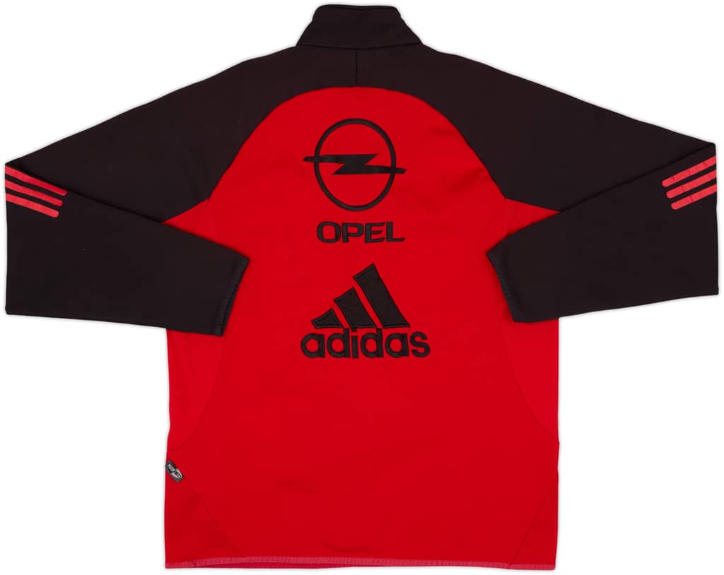 2002-03 AC Milan Player Issue adidas 1/4 Zip Drill Top - 5/10 - (M/L)
