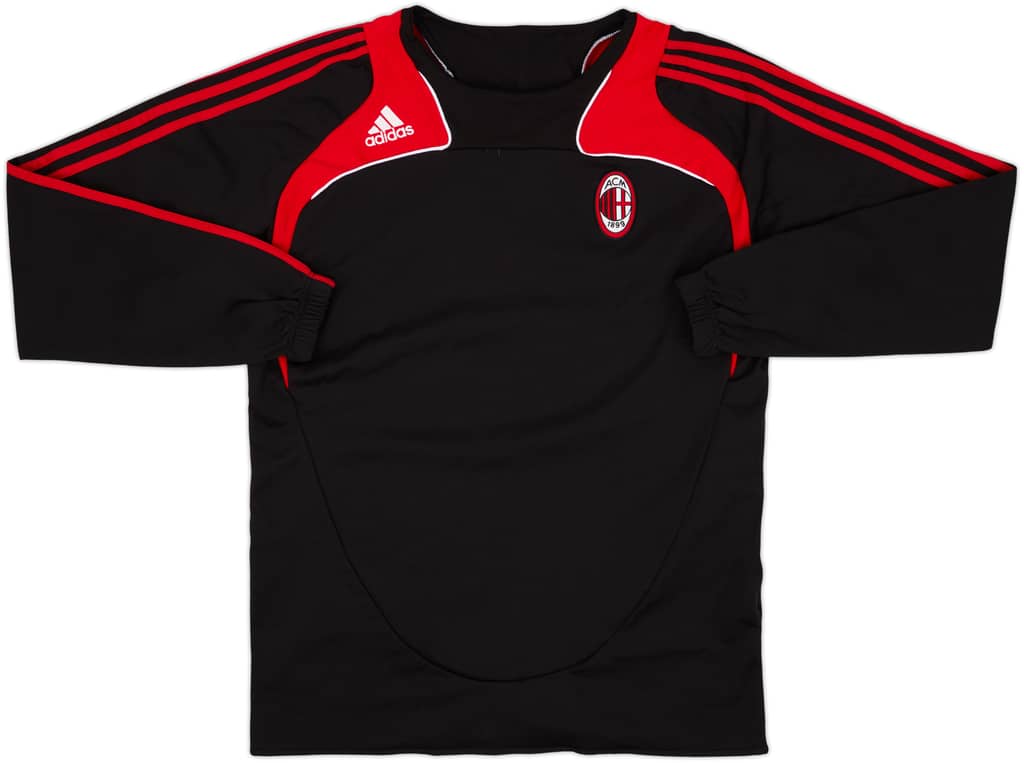 2008-09 AC Milan adidas Sweat Top - 9/10 - (XXL/3XL)