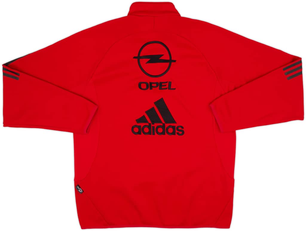 2003-04 AC Milan Player Issue adidas 1/4 Zip Drill Top - 8/10 - (L)