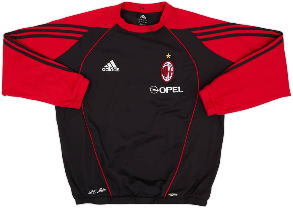 2005-06 AC Milan Player Issue adidas Sweat Top - 6/10 - (L)