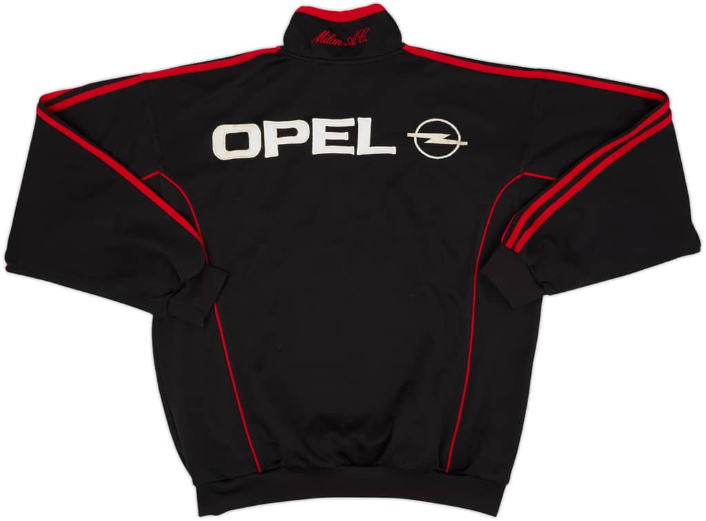 1998-00 AC Milan Player Issue adidas 1/4 Zip Drill Top - 8/10 - (L)