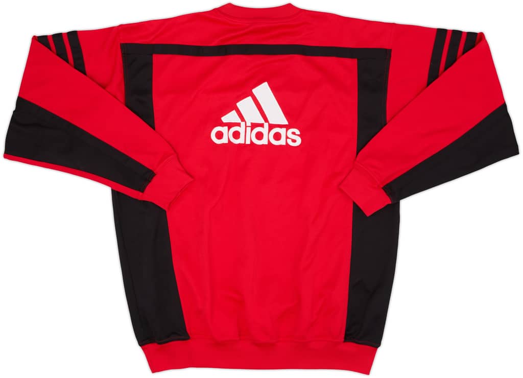 2000-01 AC Milan Player Issue adidas Sweat Top - 8/10 - (L)