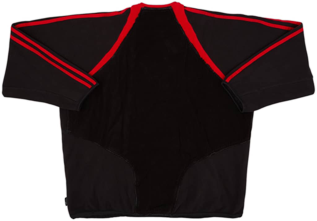 Top de entrenamiento con cremallera de 1/4 adidas del AC Milan 2003-04 - 8/10 - (M/L)
