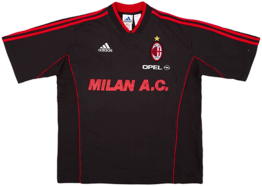 1999-00 AC Milan Player Issue adidas Cotton Tee - 10/10 - (L/XL)