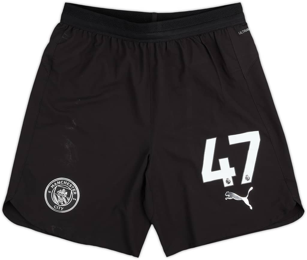 2025-26 Manchester City Match Issue Away Shorts #47 (Foden)