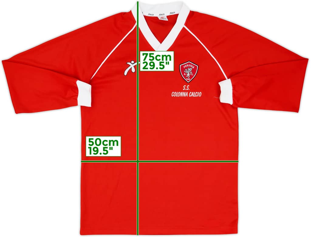 2001-02 Perugia Galex Training L/S Shirt - 9/10 - (S)