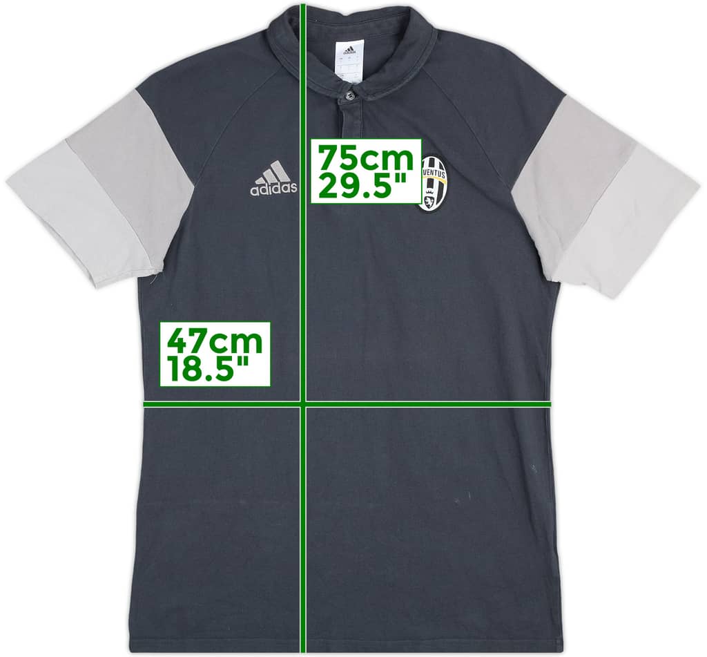2016-17 Juventus adidas Polo Shirt - 8/10 - (L)