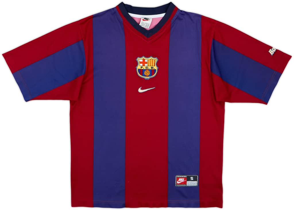 1998-00 Barcelona Basic Home Shirt - 5/10 - (S)