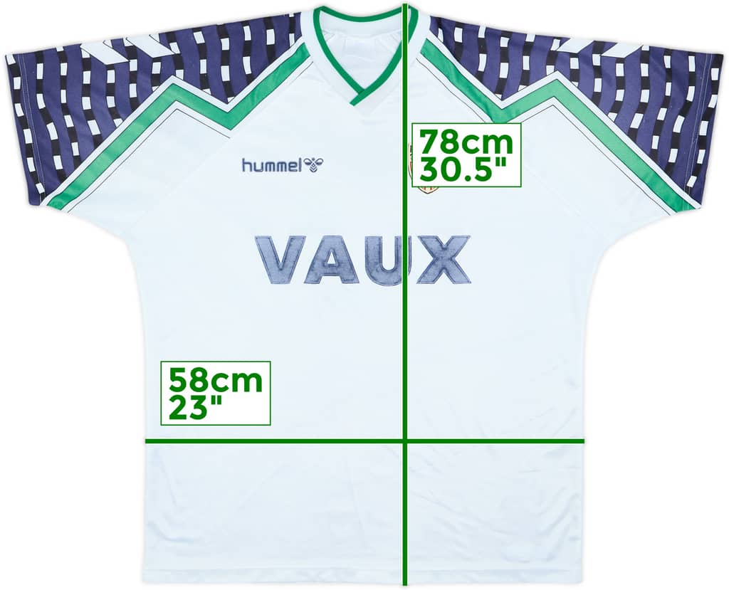 1991-94 Sunderland Away Shirt - 7/10 - (XL)