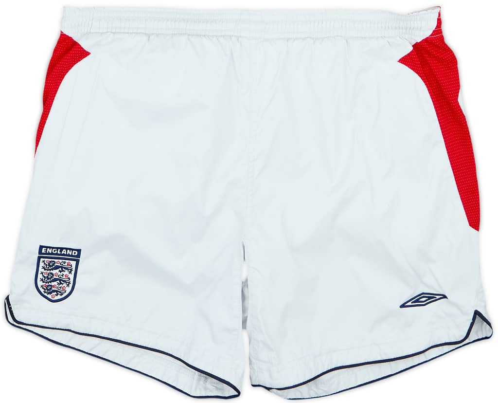 2004-06 England Away Shorts - 7/10 - (M)