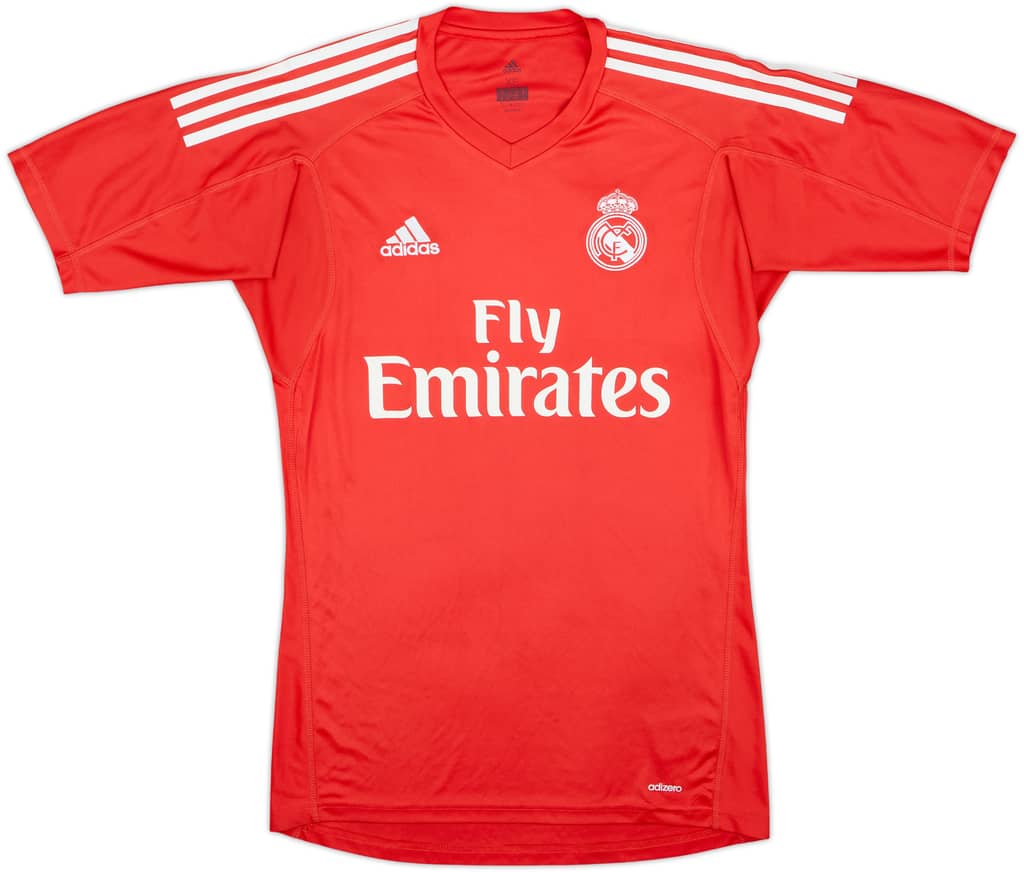 2017-18 Real Madrid GK S/S Shirt - 10/10 - (XS)