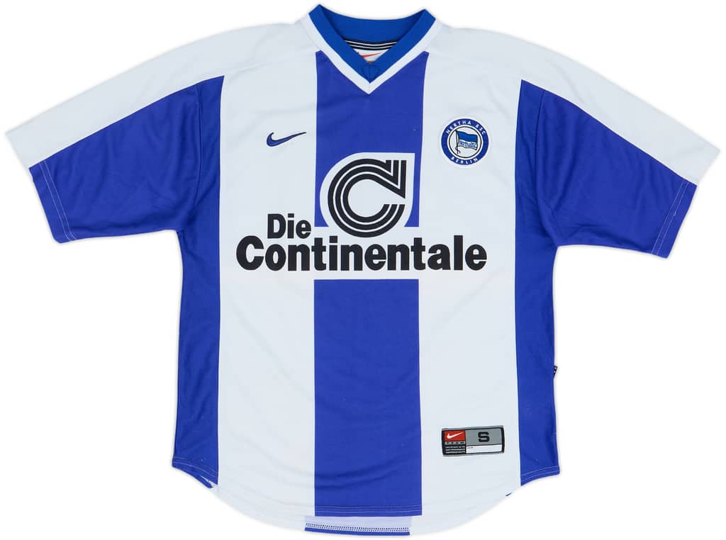 1999-00 Hertha Berlin Maillot Domicile - 7/10 - (S)