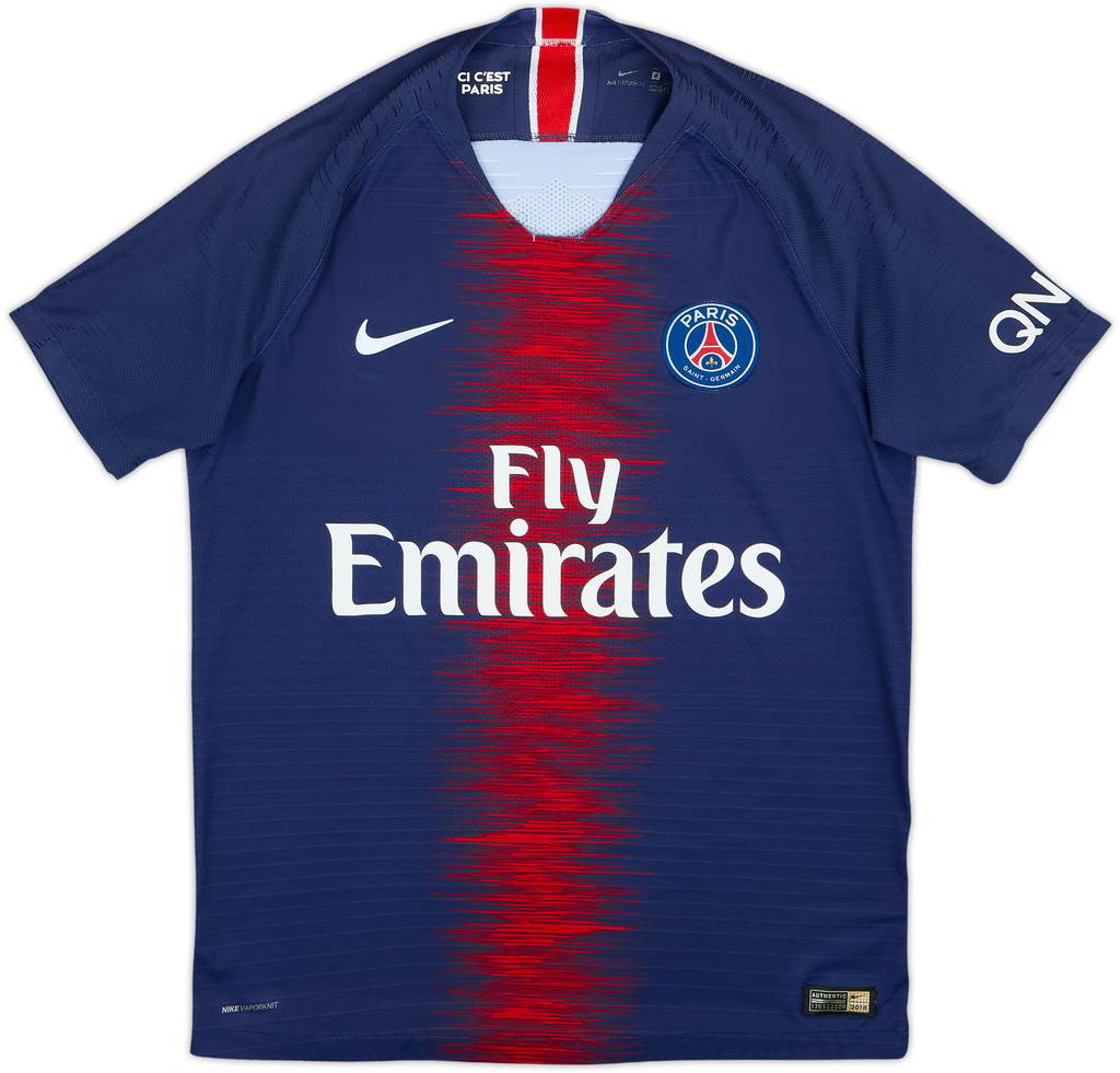 2018-19 Paris Saint-Germain Authentic Home Shirt - 5/10 - (M)