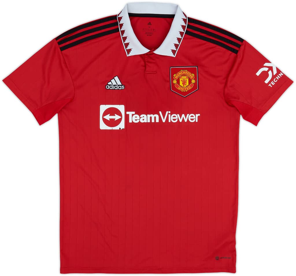 2022-23 Manchester United Home Shirt - 4/10 - (M)