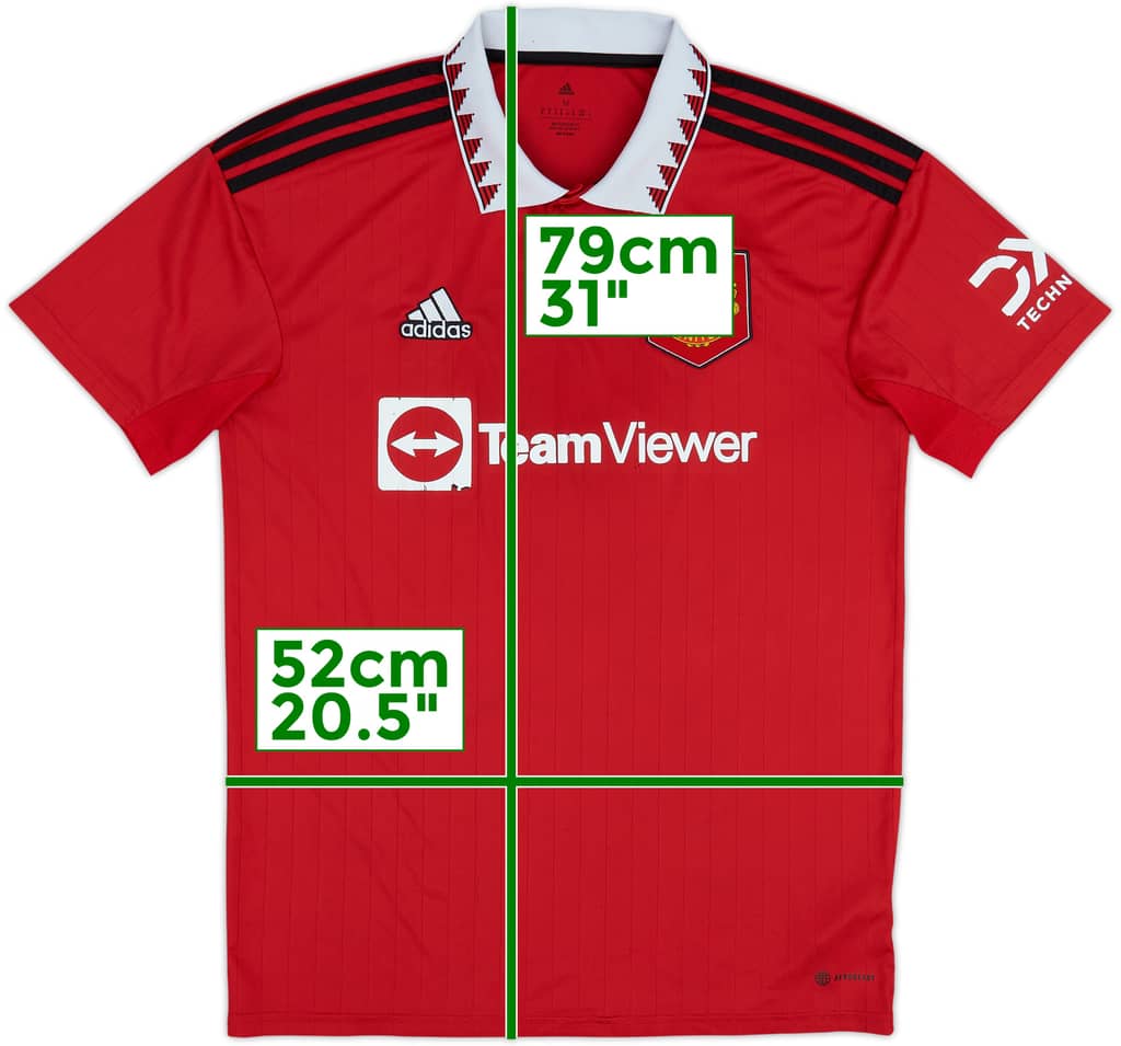 2022-23 Manchester United Home Shirt - 4/10 - (M)