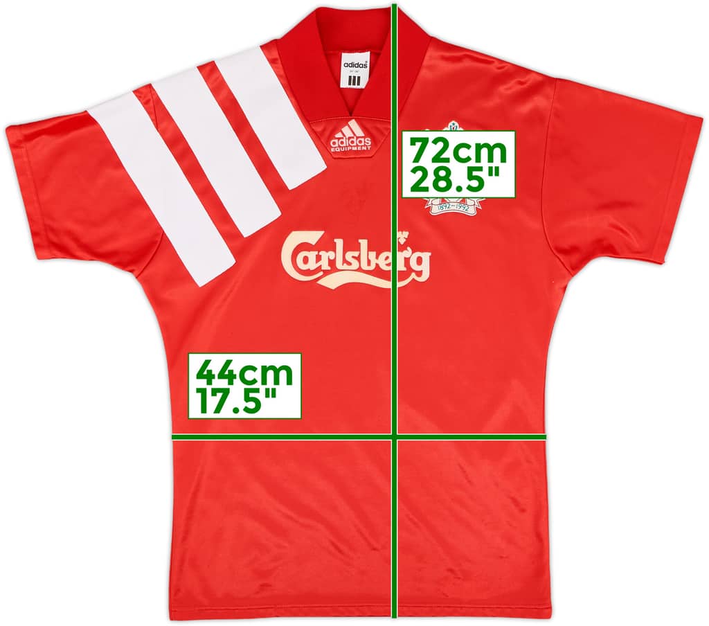 1992-93 Liverpool Centenary Home Shirt - 9/10 - (S)