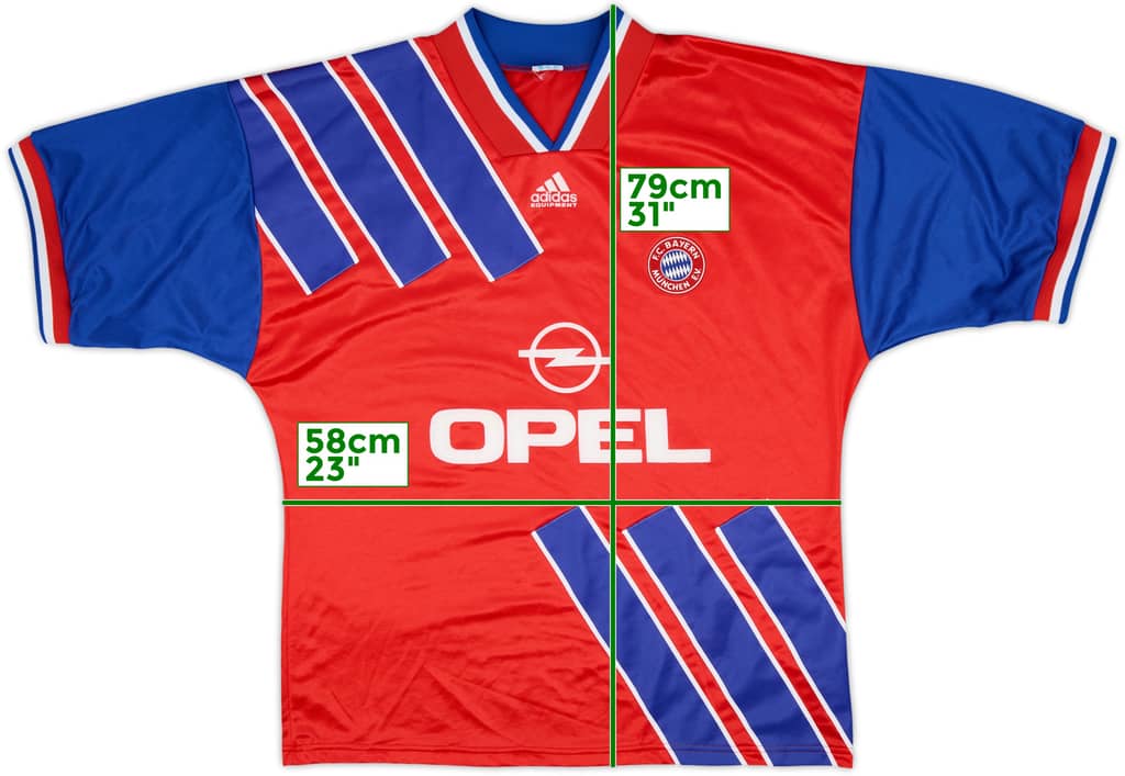 1993-95 Bayern Munich Home Shirt - 8/10 - (XXL)