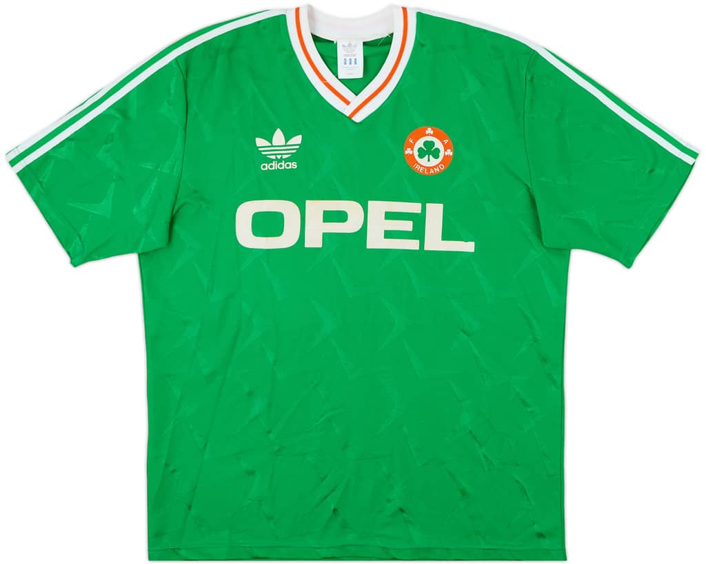 1990-92 Ireland Home Shirt - 7/10 - (L)