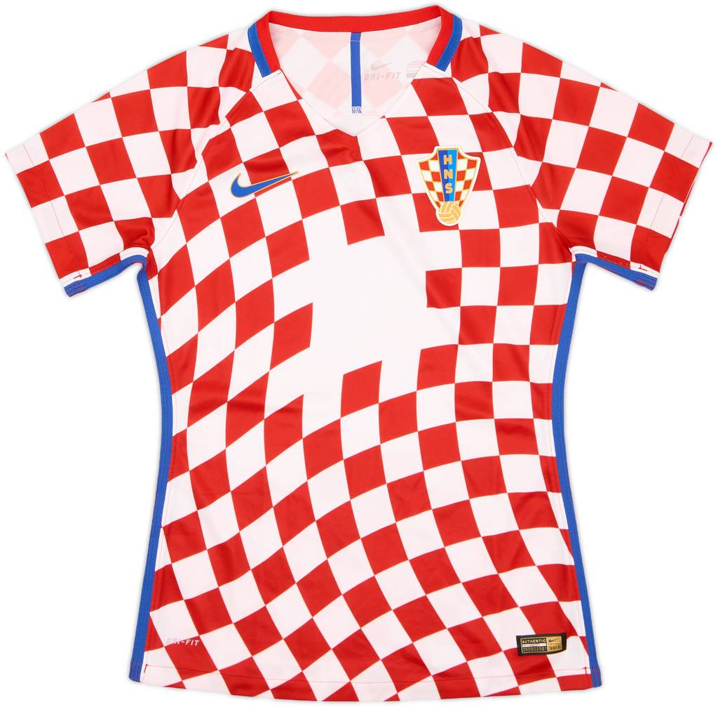 2016-18 Croatia Authentic Home Shirt - 7/10 - (Women's S)