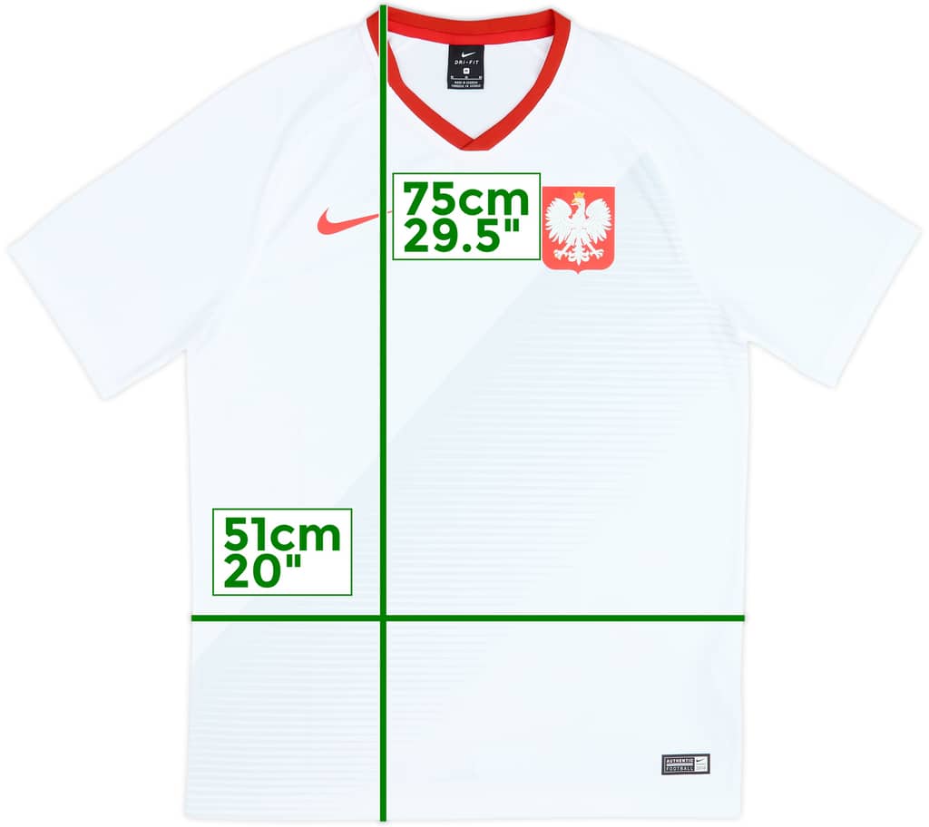 2018-19 Poland Basic Home Shirt - 9/10 - (M)