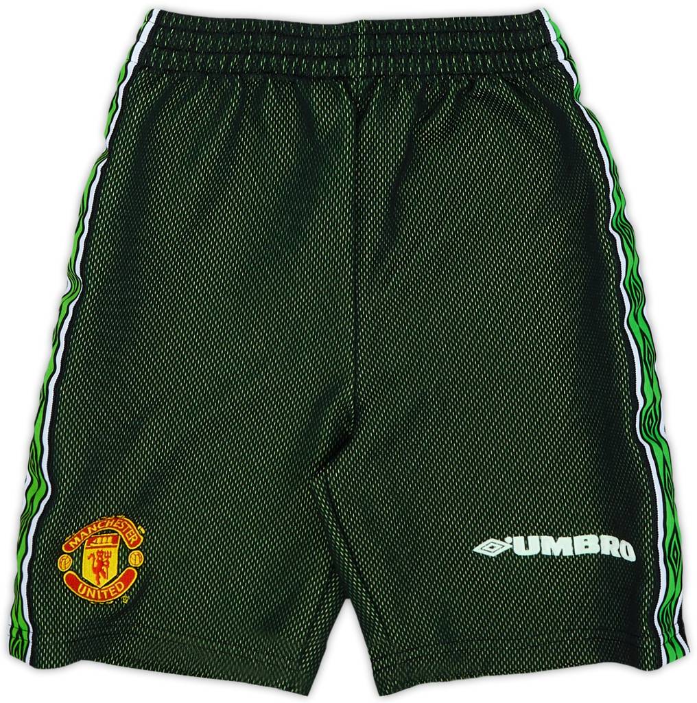 1998-00 Manchester United GK Shorts - 8/10 - (8-9 Years)