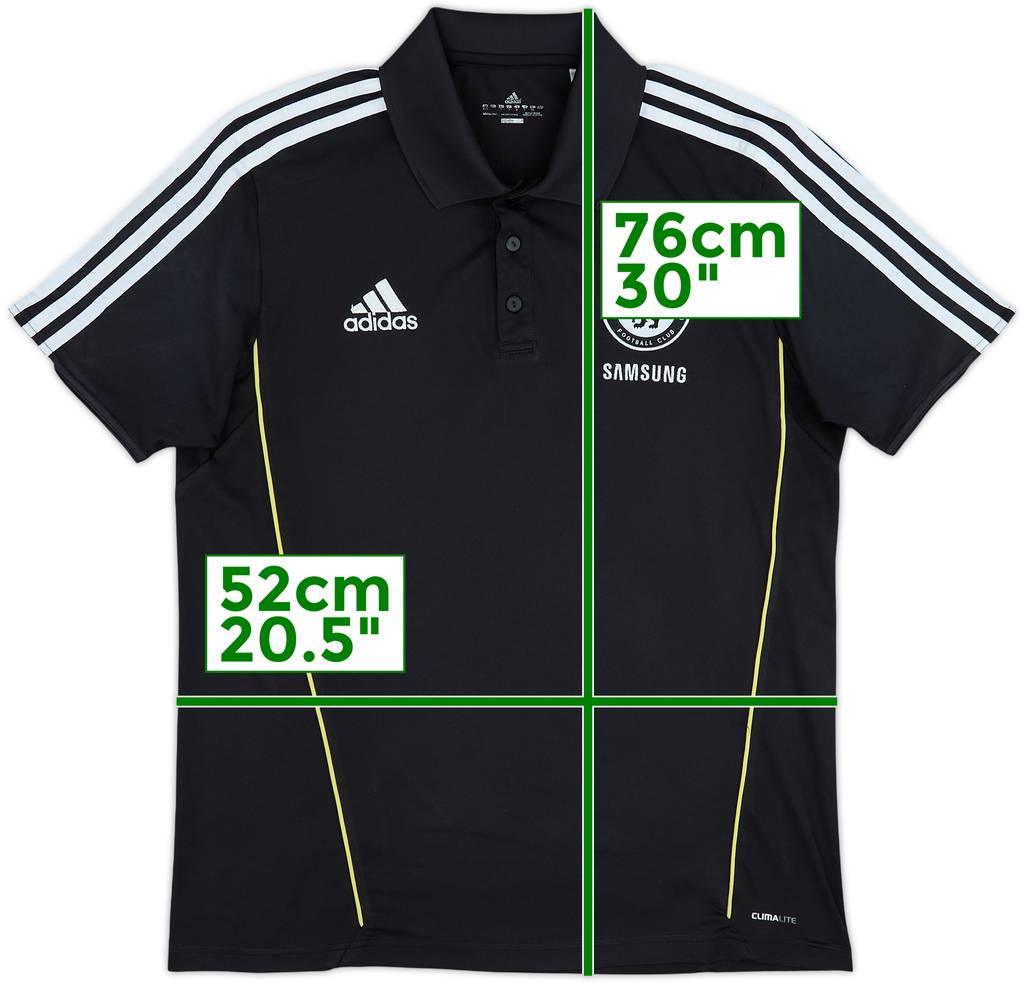 2011-12 Chelsea adidas Polo Shirt - 9/10 - (L)