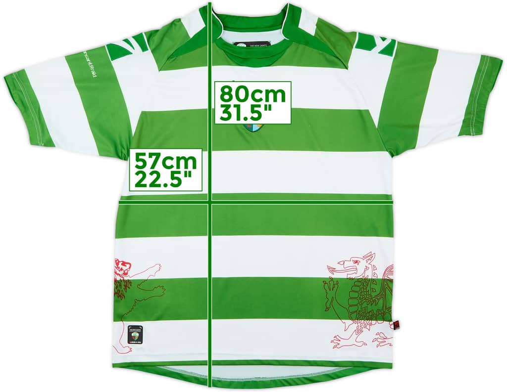 2009-10 The New Saints Home Shirts - 8/10 - (XL)