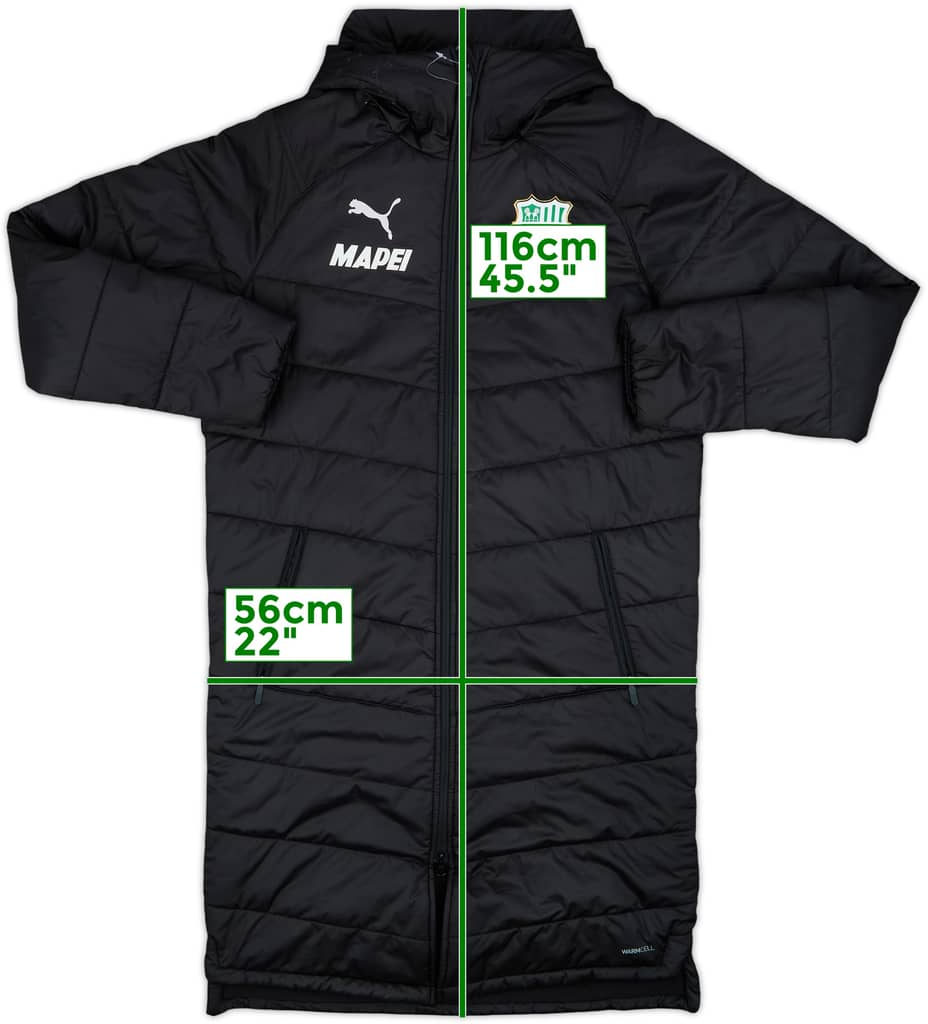 2020-21 Sassuolo Puma Padded Bench Coat - 7/10 - (S)