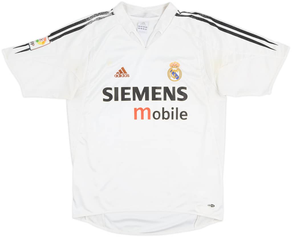 2004-05 Real Madrid Home Shirt - 4/10 - (M)