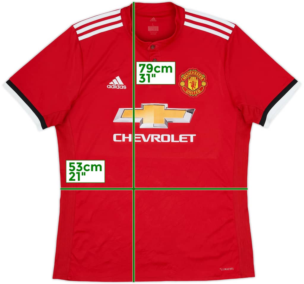 2017-18 Manchester United Home Shirt - 7/10 - (L)