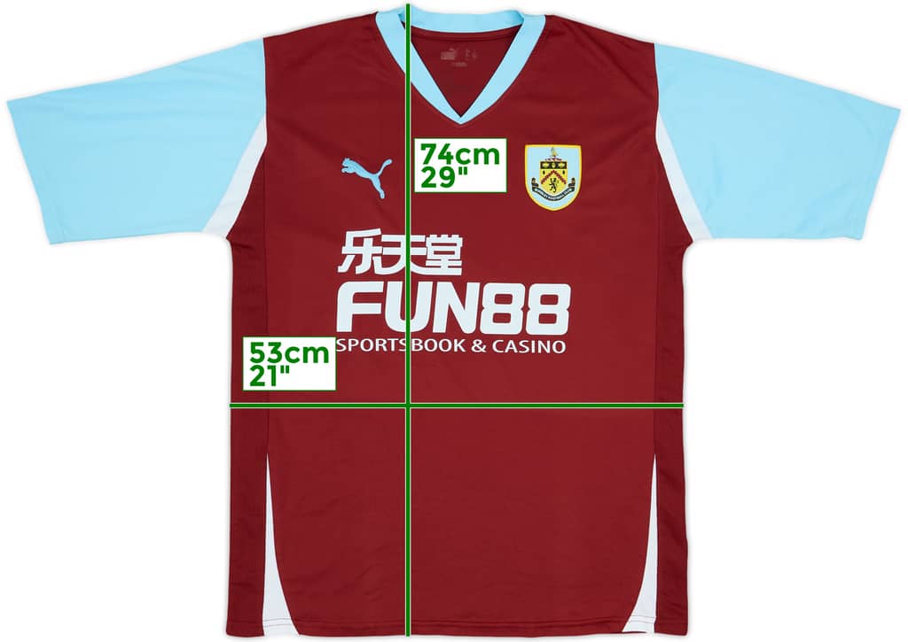 2010-11 Burnley Home Shirt - 8/10 - (L)