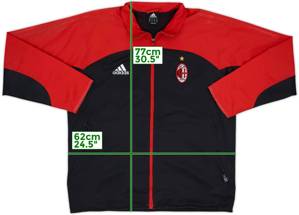 2002-03 AC Milan adidas Track Jacket - 5/10 - (M/L)