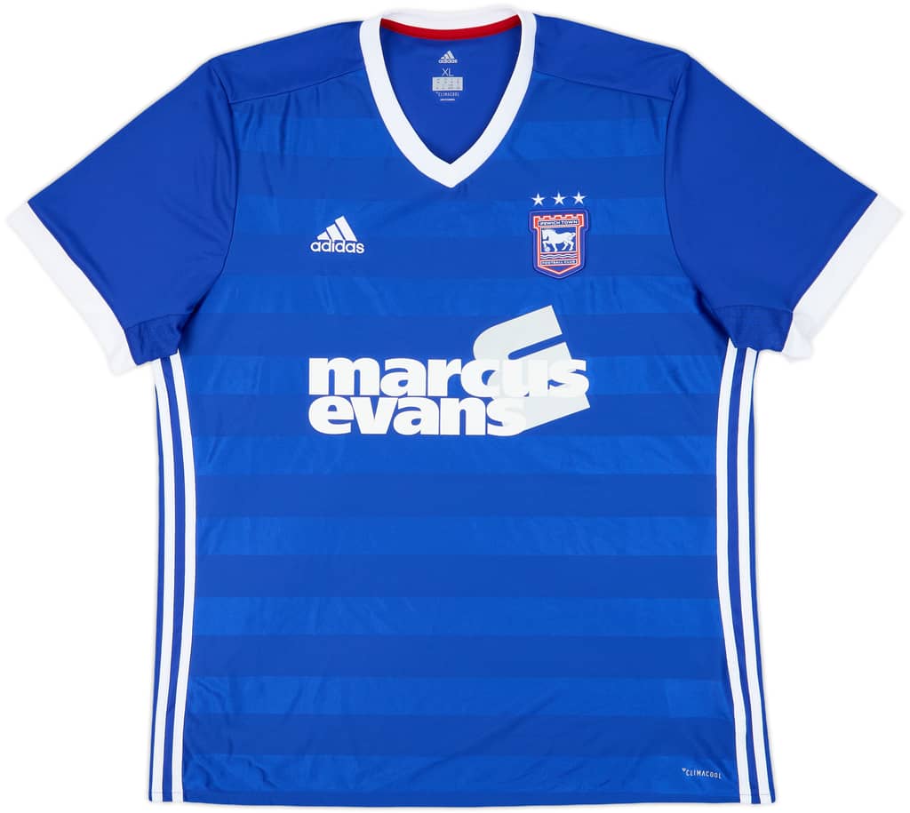 2017-18 Ipswich Home Shirt - 10/10 - (XL)