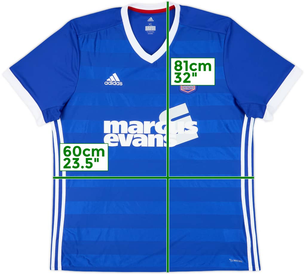 2017-18 Ipswich Home Shirt - 10/10 - (XL)