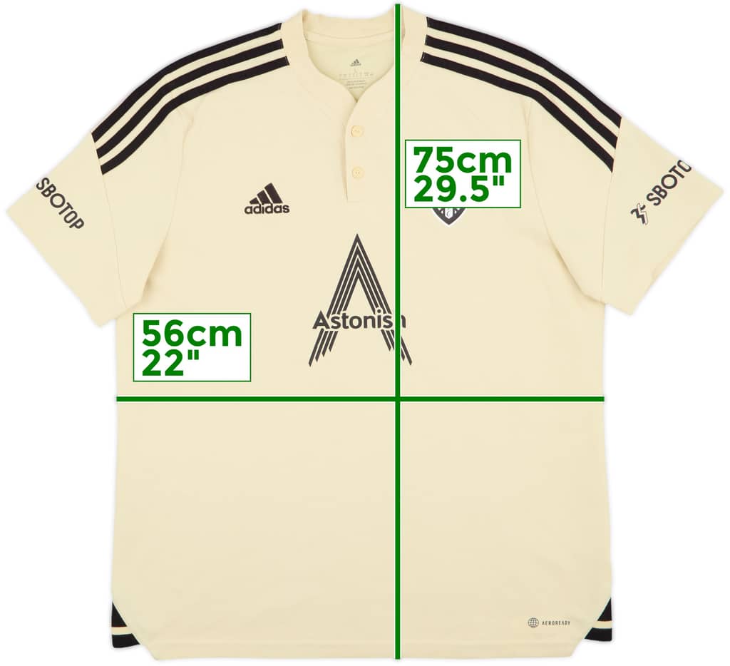 2022-23 Leeds United adidas Polo Shirt - 10/10 - (L)