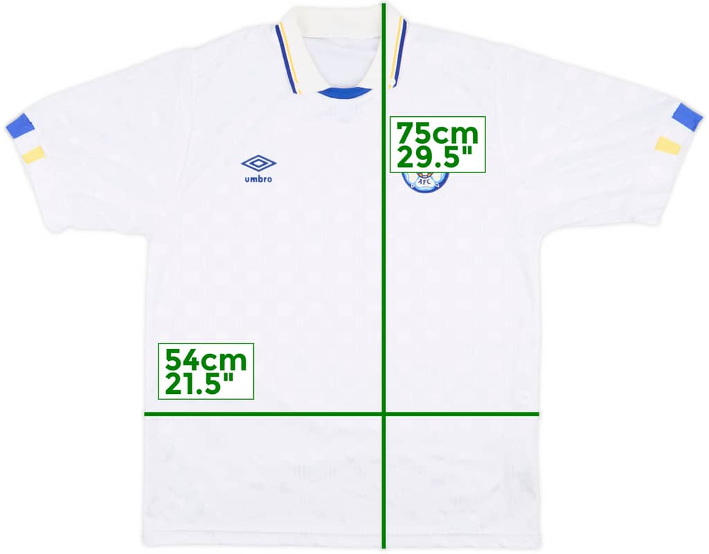 1988-90 Leeds United Home Shirt - 8/10 - (XL)