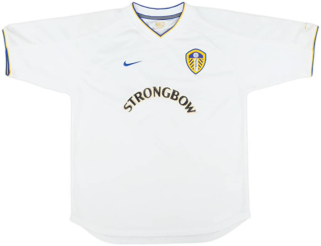 2000-02 Leeds United Home Shirt - 6/10 - (XL.Boys)