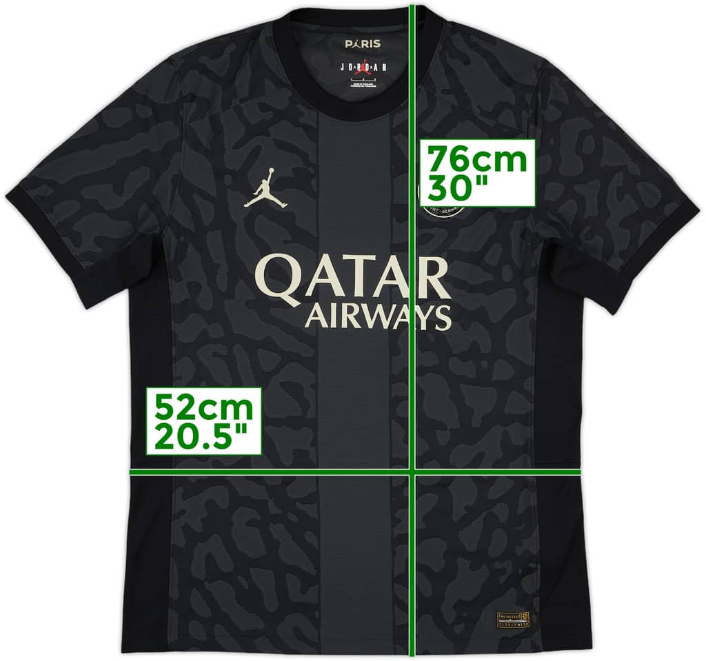 2023-24 Paris Saint-Germain Authentic Third Shirt - 8/10 - (L)