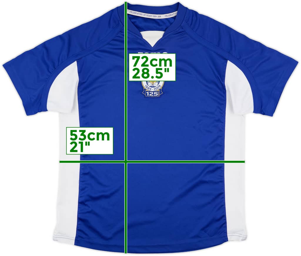 2009-10 Leicester '125 Years' Home Shirt - 8/10 - (M)