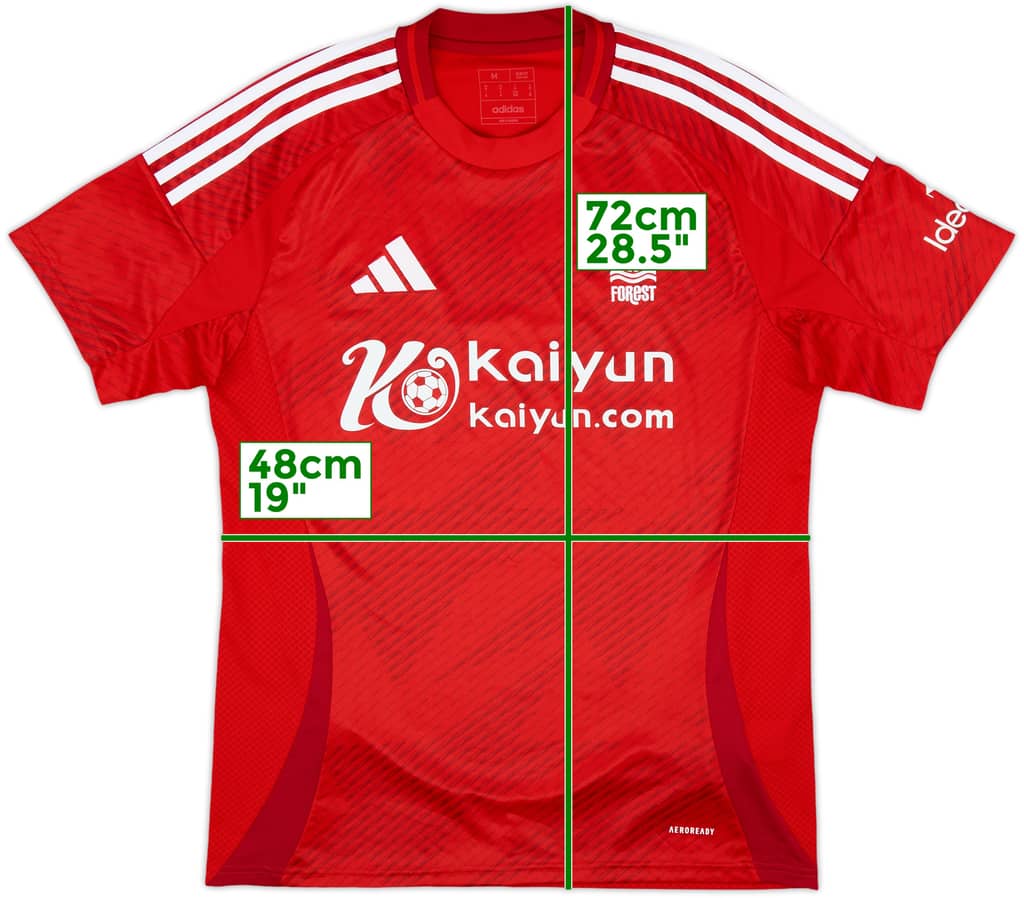 2024-25 Nottingham Forest Home Shirt - 10/10 - (M)