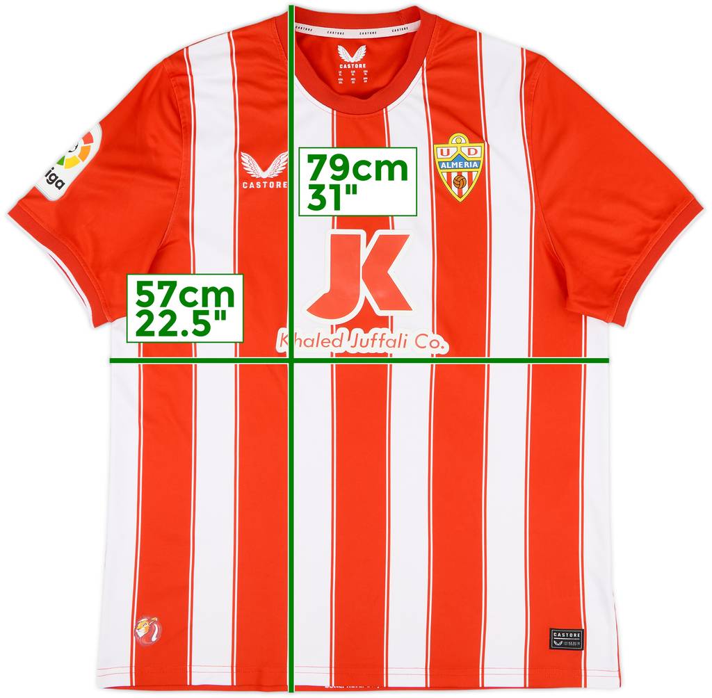 2022-23 Almeria Home Shirt - 8/10 - (XL)