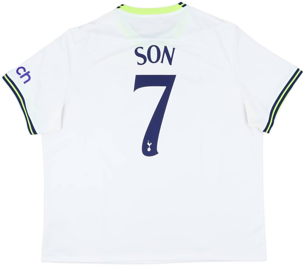 2022-23 Tottenham Home Shirt Son #7 - 8/10 - (3XL)